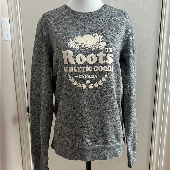 Roots | Women's Size Small Speckled Crewneck Sweater - Picture 1 of 4